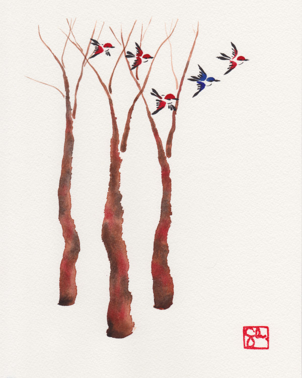 Bird Series - Forest Birds by Craig Whitten