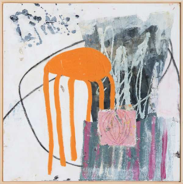 Sitting With It (framed) by Bibby Gignilliat