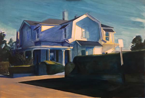 Watch Hill (Painting in progress) by Susan Dansereau