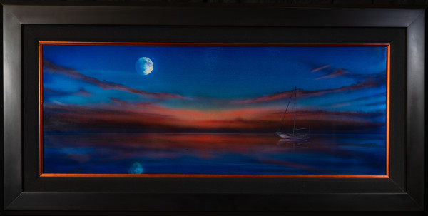 Blue moon bay by James Norman Paukert