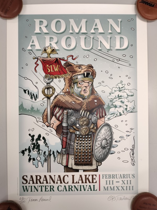 "Roman Around" Saranac Lake Winter Carnival by Garry Trudeau