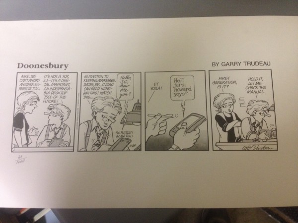"First Generation is it?" by Garry  Trudeau