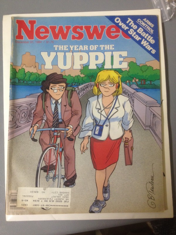 "Newsweek -- The Year of The Yuppie" by Garry Trudeau