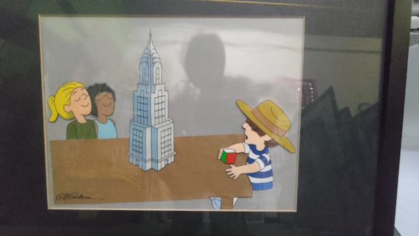 Cel from animated Doonesbury Special by Garry Trudeau, Image 1.