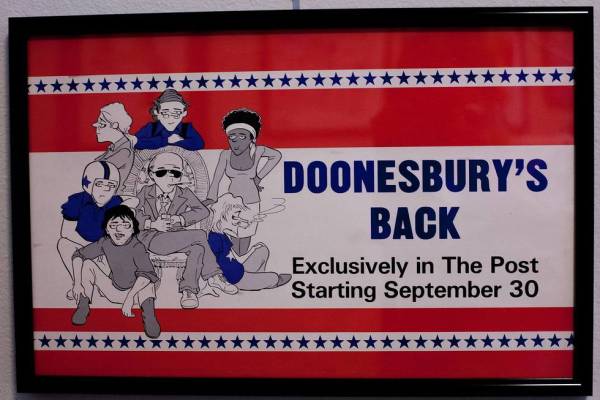 "Doonesbury's Back -- Exclusively in The Post" by Garry Trudeau