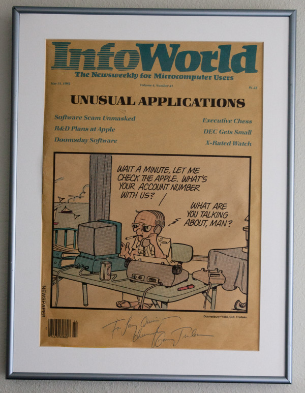"Info World: Unusual Applications" by Garry  Trudeau
