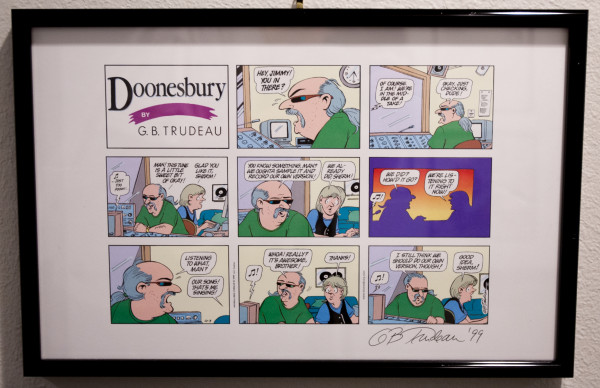 "I still think we should do our own version." -- Signed by Garry Trudeau