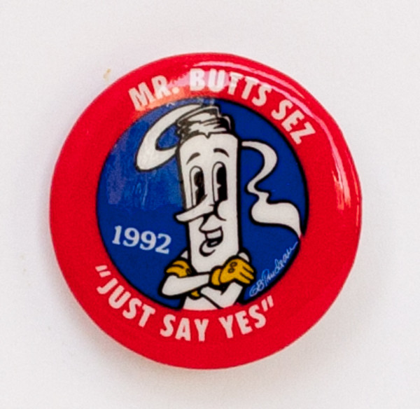 "Mr. Butts says 'Just Say Yes'" by Garry Trudeau