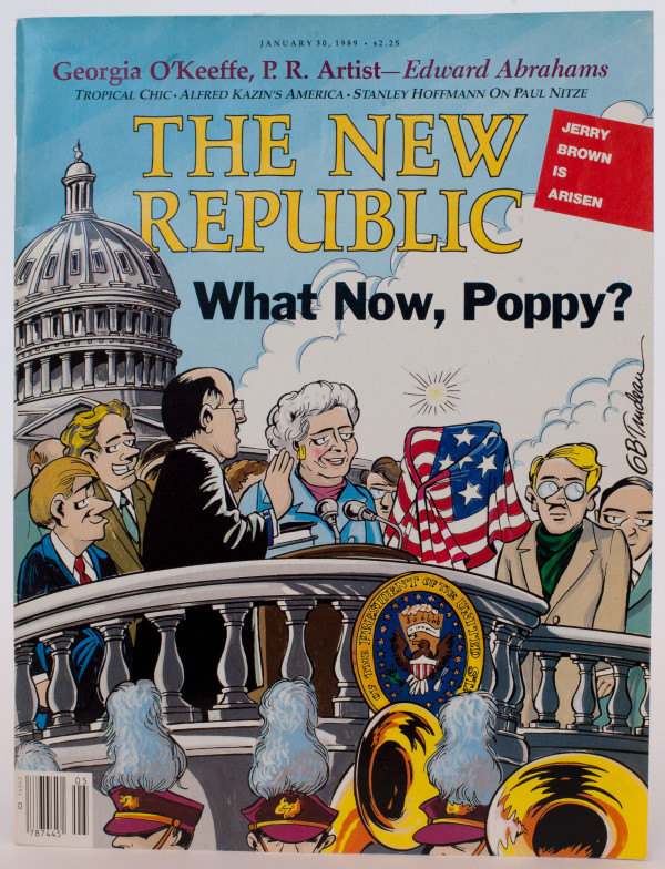 "The New Republic - What Now Poppy?" by Garry Trudeau