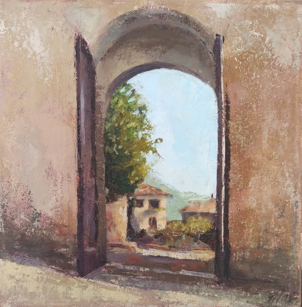 Assisi Gate by Michelle Arnold Paine