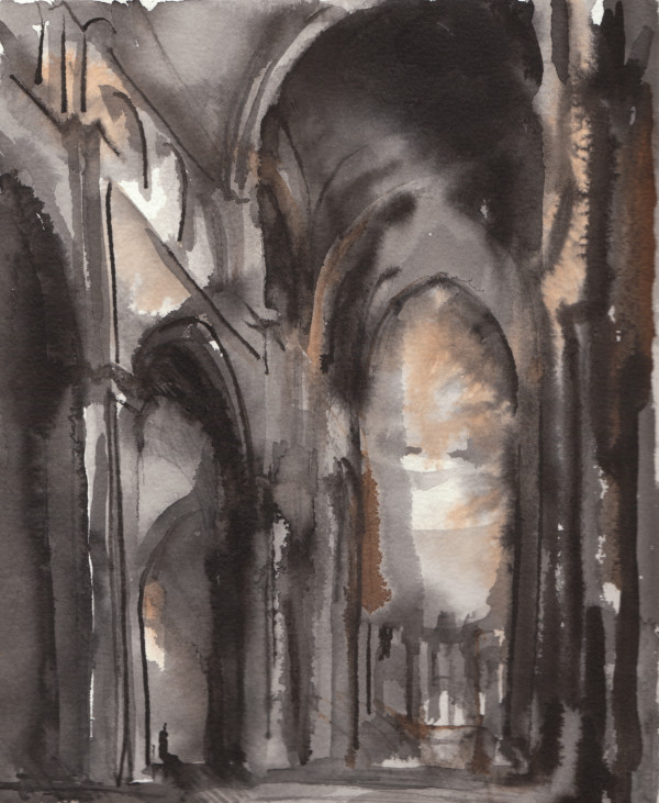 Longing: Notre Dame/Destination: Sens by Michelle Arnold Paine