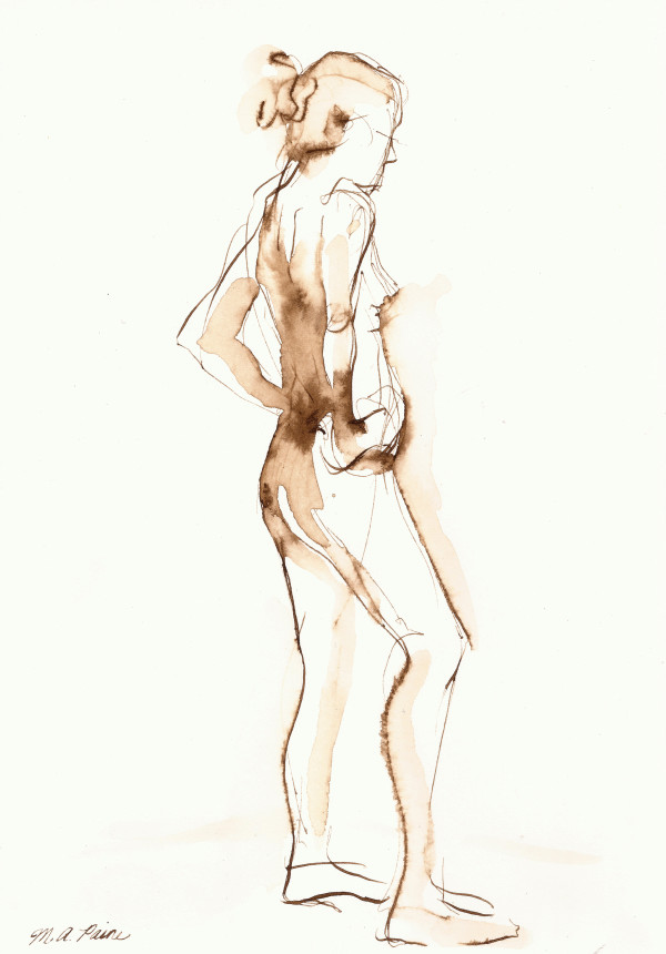 Standing Figure with Hands on Hips by Michelle Arnold Paine