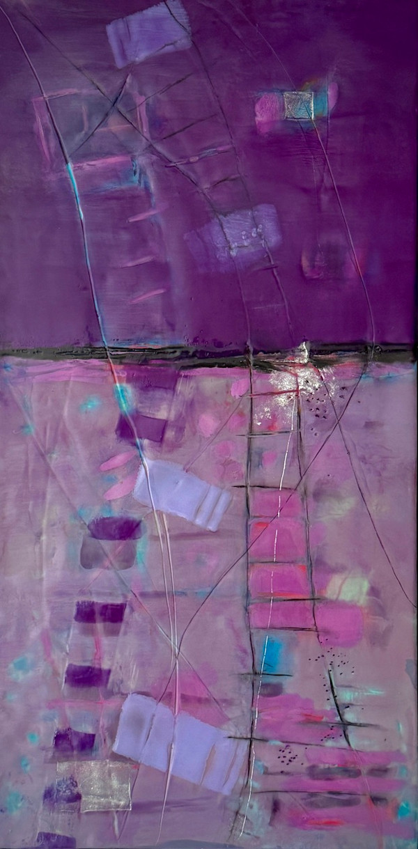 Purple Ladders by Terri Yacovelli