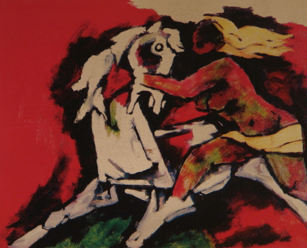 Red Horse 122/125 by M F Husain