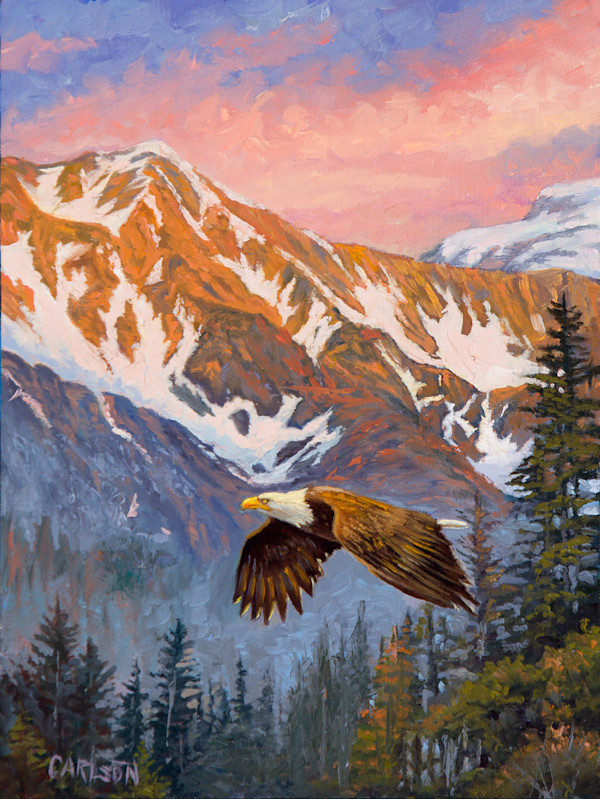 On Eagles Wings II by cory Carlson