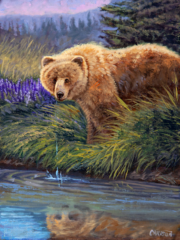 Among the Lupines by cory Carlson