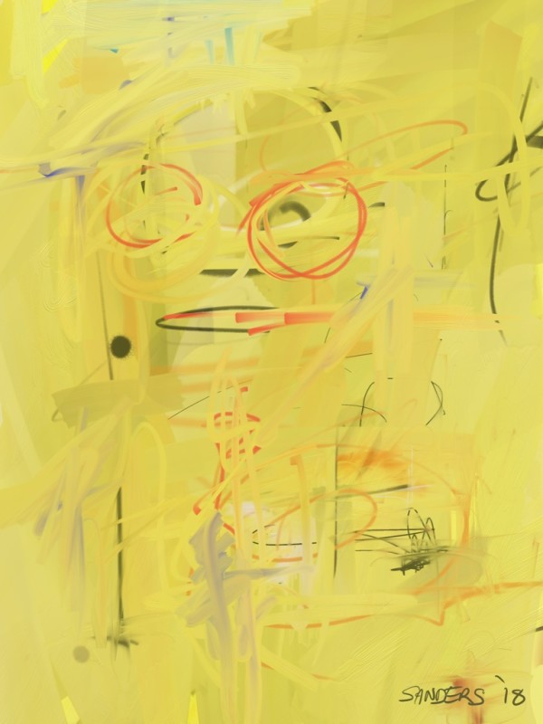 Obscured Yellow Man by Eric Sanders