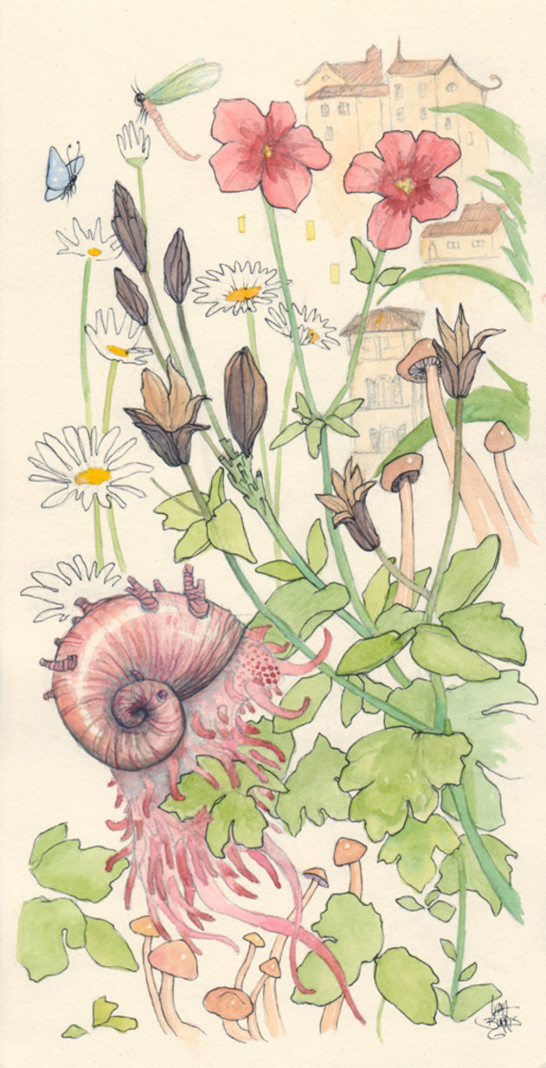 Garden Snaily Creature by Lydia Burris