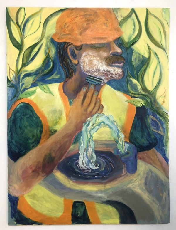 Morning Shave in Chrystie Street Park by Anna Marie Rockwell, Image 1.