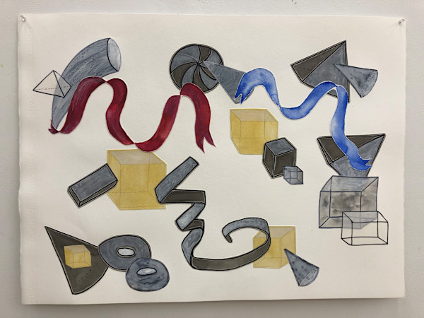Shapes and Ribbons 01 by Anna Marie Rockwell, Image 1.