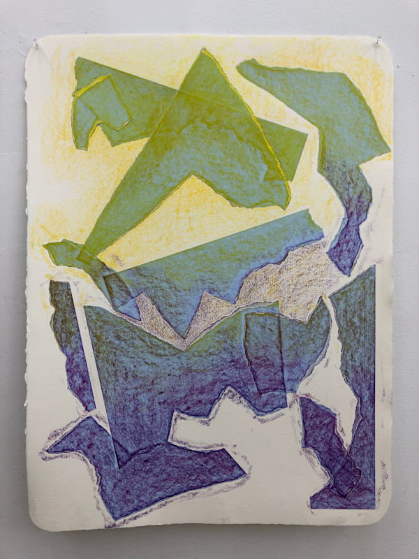 Frottage Collage 01 by Anna Marie Rockwell, Image 1.