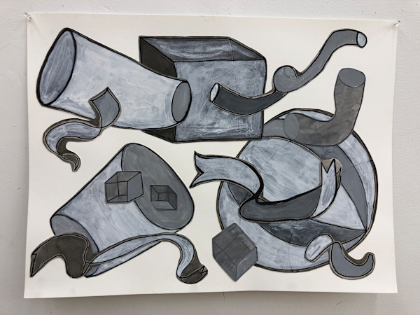 Shapes and Ribbons 02 by Anna Marie Rockwell, Image 1.