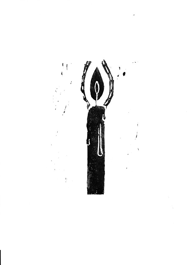 Block Print, 'Light' - 8x11 3/4 by Anna Lyle, Image 1.
