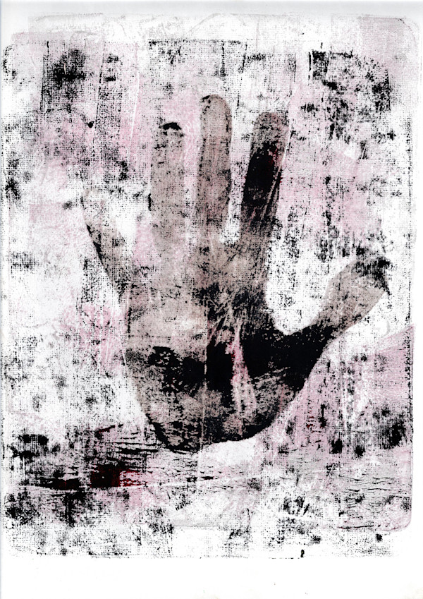 Untitled Monoprint - Hand by Anna Lyle, Image 1.