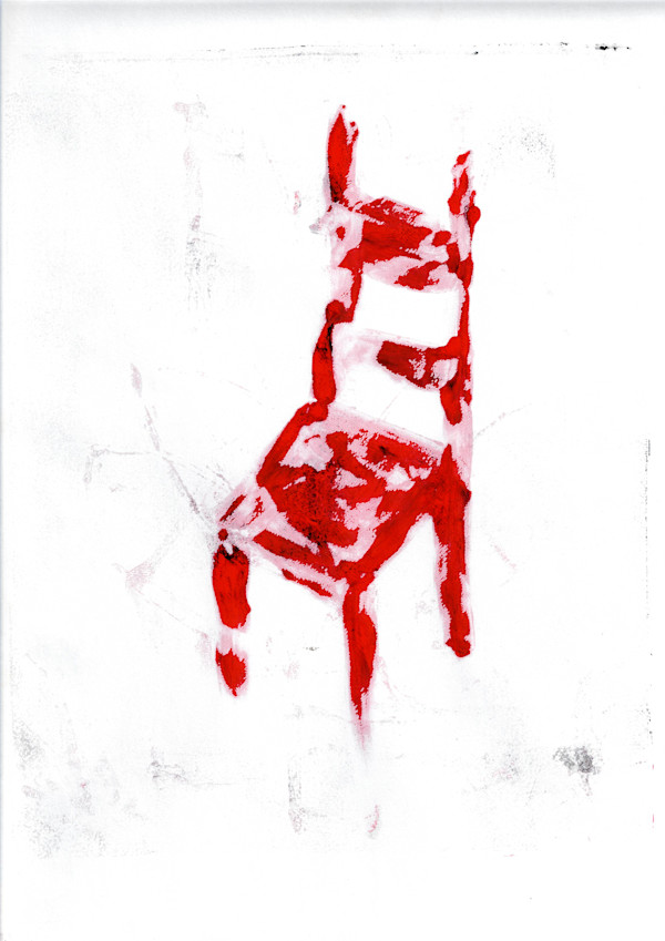 Untitled Monoprint - Chair by Anna Lyle, Image 1.