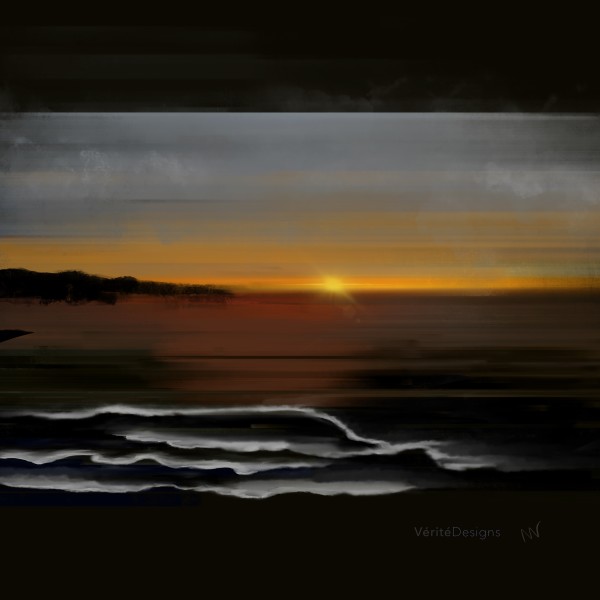 Wishful Sunset Caribe Mar by Margo Thomas