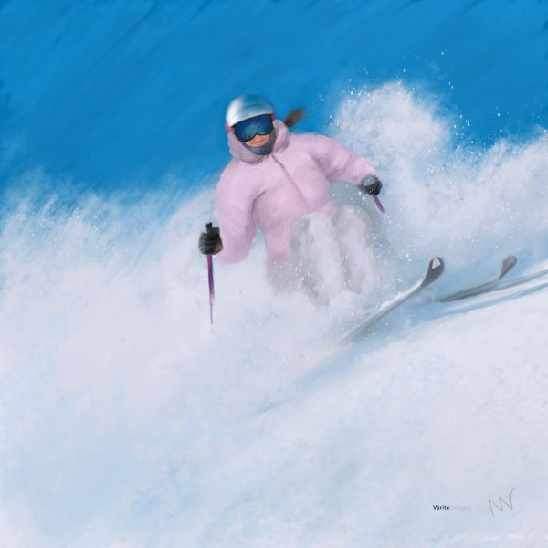 Skiing Vail’s Back Bowls by Margo Thomas