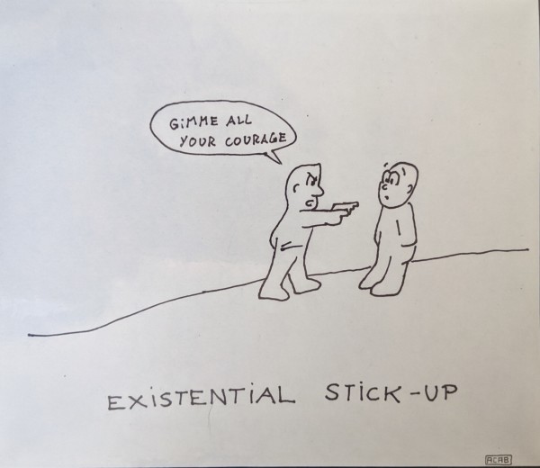 Existential Stick Up by Andy ZZconstable