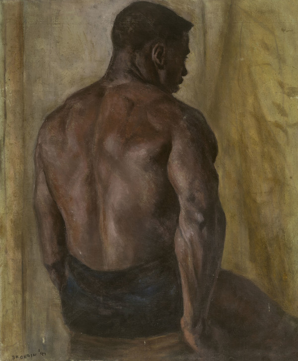 Portrait of Male by Leopold Segedin