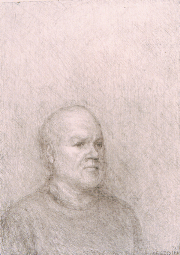 Burt Winnick (drawing) by Leopold Segedin