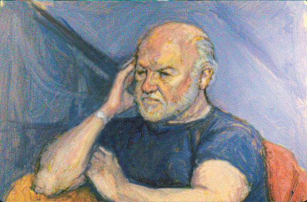Burt Winnick (in Blue T-Shirt) by Leopold Segedin