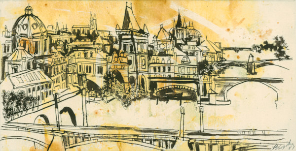 Cityscape by Leopold Segedin, Image 2.