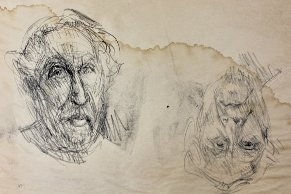 Double Self Portrait (1991) by Leopold Segedin