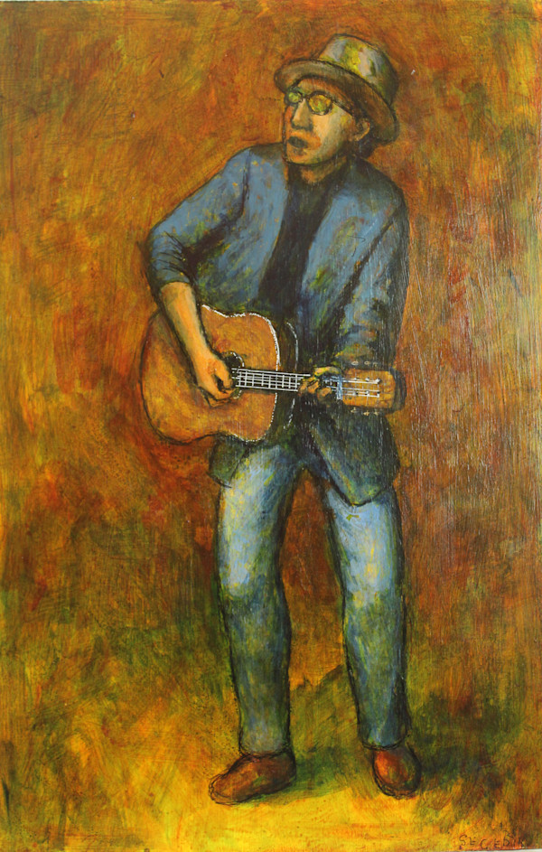 Tracing - Guitarist #2 by Leopold Segedin, Image 1.