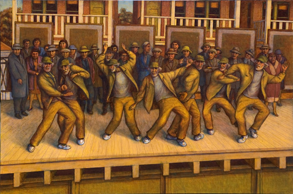 Study - Old Men Dancing, 2010 #2 by Leopold Segedin