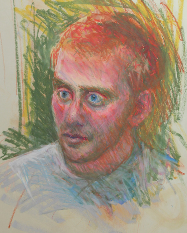 Untitled - Portrait of Michael Steinberg by Leopold Segedin