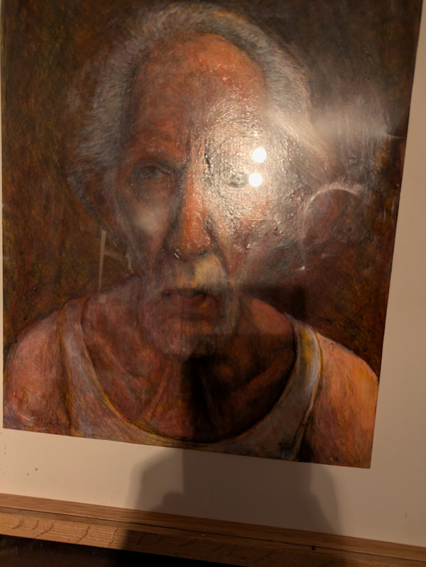 Self Portrait I (in White Undershirt) by Leopold Segedin, Image 1.