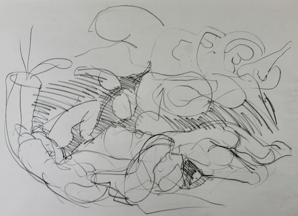 Study - Body Parts Series (#2) by Leopold Segedin