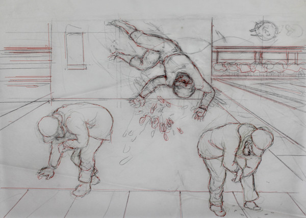 Tracing - Auden's Icarus #1 (#1) by Leopold Segedin