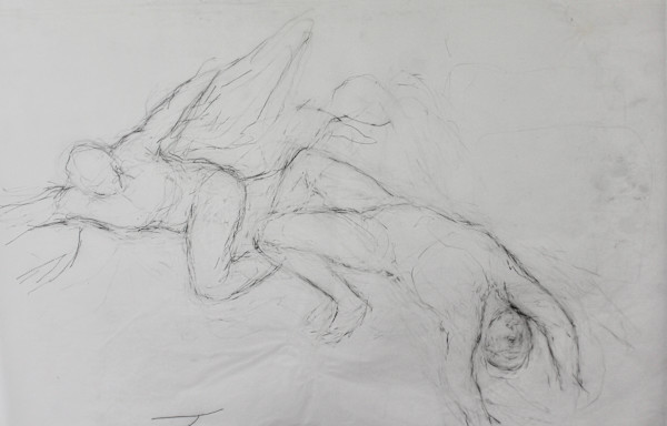 Tracing - Auden's Icarus III (3) by Leopold Segedin