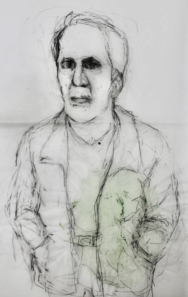 Tracing - Benjamin Segedin (with Hands in Jacket Pockets) by Leopold Segedin, Image 1.