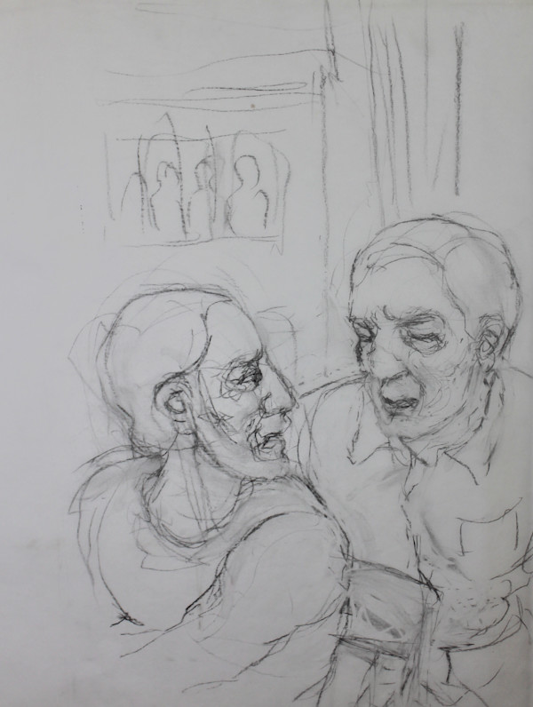 Tracing - Conversation (2) by Leopold Segedin