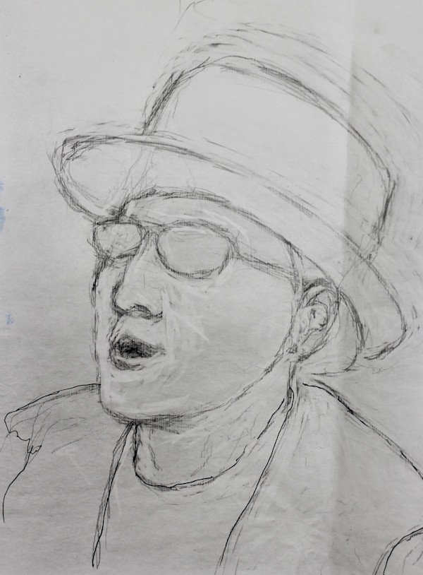 Tracing - Guitarist #2 by Leopold Segedin