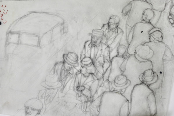 Tracing - Rush Hour Series (unknown painting) (#2) by Leopold Segedin