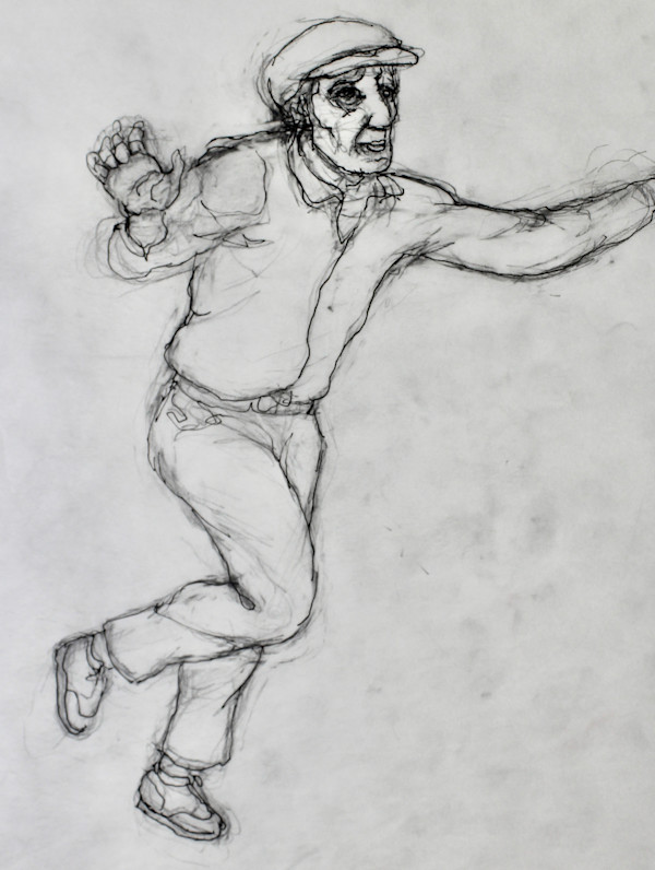 Tracing - Tag #5 - 3 (Detail - Self on Left) by Leopold Segedin, Image 2.
