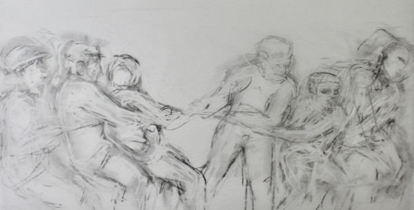 Tracing - Tug of War #2 - 3 by Leopold Segedin, Image 1.
